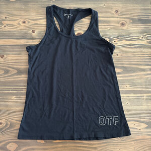 Women's Orangetheory Black Tank Top SM